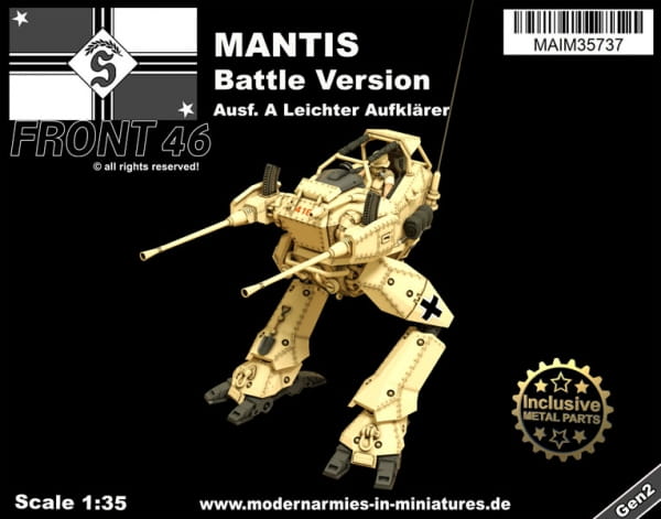 Mantis Ausf. A - leichter Aufklärer (Battle Version) -Front46- / 1:35