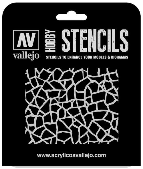 Vallejo Hobby Stencils: Giraffe Camo WWII Markings - 1:32