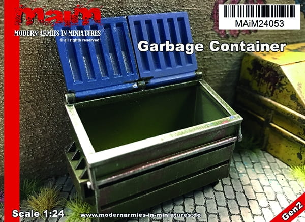 Garbage Container - Müllcontainer / 1:24