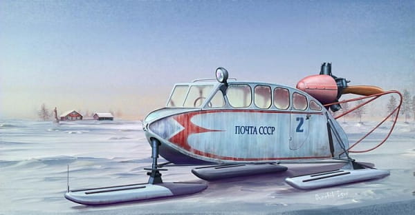 Soviet NKL-6 Aerosan / 1:35
