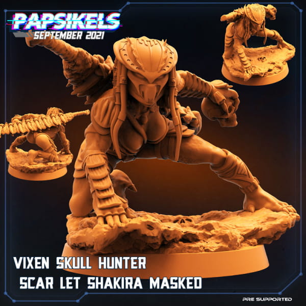 Vixen Skull Hunter Scar Let Shakira masked